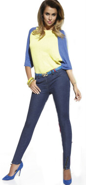 Dámské kalhoty BasBleu Natalie jeans