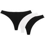 Wol-Bar Soft Simple 3-pack barva: černá-černá-bílá L