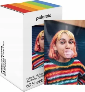Polaroid Fotopapír Hi-Print 2x3 / Fotopapír / 54x86 mm / 60 listů / samolepicí (SB8460)