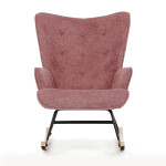 Houpací křeslo, růžová, látka, AK-373 PINK2