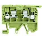 Weidmüller 8146450000 jisticí řadová svorka šroubovací béžová, žlutá 25 ks