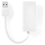 Nedis adaptér USB-A - RJ45 bílý / Adaptér / USB 3.2 Gen 1 / 1 Gbps / 20 cm (CCGB61950WT02)