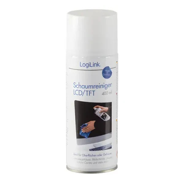 LogiLink RP0012 / Čisticí pěna na LCD a TFT displeje / 400 ml (RP0012)