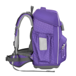 Školní aktovka Step by Step BASIS, 4-dílný set - Purple Konfetti