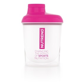 Sportovní shaker Nutrend mini 300ml - růžový