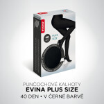 EVONA a.s. Neprůhledné punčochové kalhoty EVINA 999 černé - EVINA 999 170-132