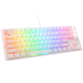 Ducky One 3 Aura White TKL Cherry MX Red US bílá / Herní klávesnice / podsvícená / USB-C / US layout (DKON2187ST-RUSPDAWWWWC1)