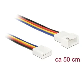 Delock / Prodlužovací kabel PWM pro ventilátor / 4-pin / 0,5 m (85362)