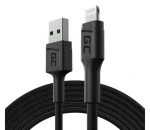 Green Cell KABGC18 černá / Datový kabel / USB-A - Lightning / 2 m (KABGC18)