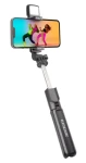 SBS EASYSHARE selfie tyč s LED světlem a stativem černá / Selfie tyč / LED světlo / Stativ (TETRIPOLED)