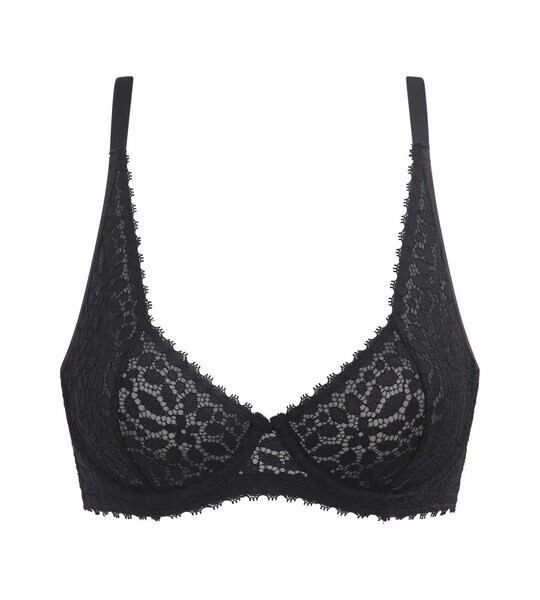 Dámská krajková podprsenka DIM DAILY DENTELLE UNDERWIRE BRA - DIM - černá 90 D
