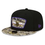 New Era Pánská kšiltovka Minnesota Vikings NFL 2021 On-Field Salute to Service 59FIFTY Fitted Velikost: 7
