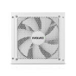 EVOLVEO G750, zdroj 750W, 80+ GOLD, ATX 3.1, aPFC, 140 mm ventilátor, plně modulární, záruka 3 roky, bílý