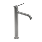 Vysoká umyvadlová baterie SAT Aurum bez výpusti broušený gun metal SATBAUR285BGM SATBAUR285BGM
