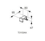 IDEAL STANDARD - Mirror&Light LED svítidlo Titty 80x95x47 mm, 4,8W, chrom T3153AA