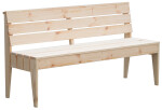 ROJA POOL dřevěná lavice - PŘÍRODNÍ