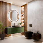 INVENA - Bidetová baterie GLAMOUR TREND černá BB-02-004-V