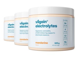 Vilgain Elektrolyty – 3× mandarinka 320 g