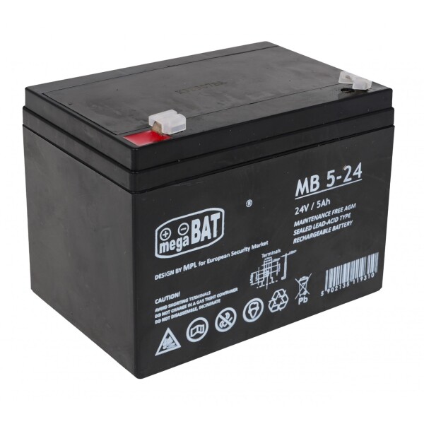 Mamido Gelová baterie 24V 5Ah