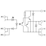 Elektronický přepínací kontakt MICROOPTO Weidmüller MOS 24VDC/5-48VDC 0,5A, Vstupní signál 5 - 48 V/DC / 500 mA mA, 1 ks