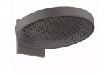 HANSGROHE - Rainfinity Hlavová sprcha, průměr 25 cm, kartáčovaný černý chrom 26226340