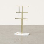 Stojan na šperky s miskou Umbra Trigem - zlatý