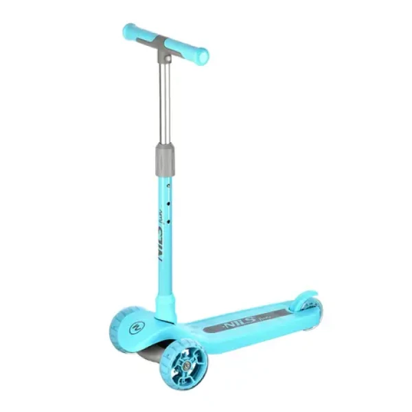 NILS Fun HLB09 LED Dětská koloběžka tyrkysová (5907695545487)
