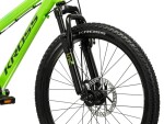 Dětské kolo Kross DUST JR 1.0 DSC 24", model 2026, barva zelená/zelená/lesk