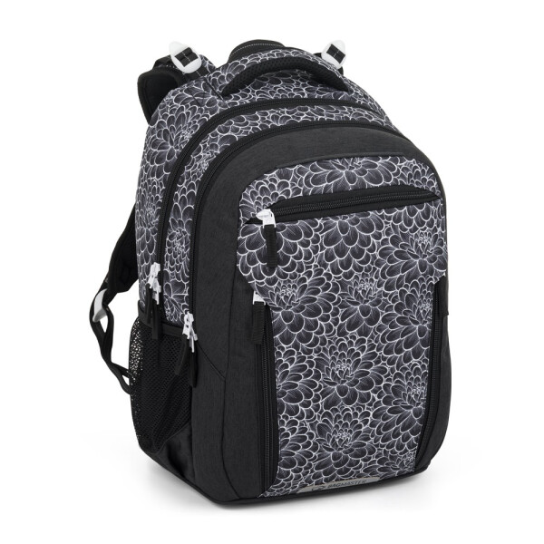 Bagmaster PORTO 25 A školní batoh – černo-bílý Černá 29 l 230353