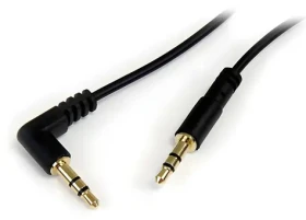 StarTech Audio kabel lomený černá (MU6MMSRA) / Audio kabel / Jack 3,5mm (M) - Jack 3,5mm (M) / 1,8 m (MU6MMSRA)