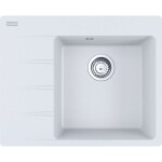 FRANKE - Centro Fragranitový dřez CNG 611-62 TL/7, 62x50 cm, bílá-led 114.0637.164