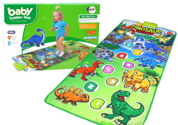 Mamido Interaktivní taneční a vzdělávací podložka Dinosauři se zvuky