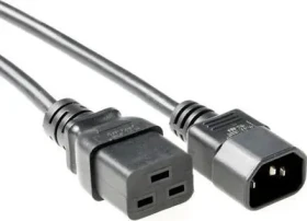 MicroConnect Prodlužovací kabel C19 - C14 0.5m černá (PE0191405)