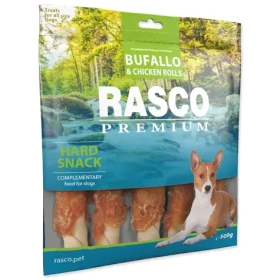 Rasco Premium tyčinky bůvolí L obalené kuřecím masem 500g  (1704-17084)