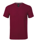 Action V-neck tričko pánské garnet 2XL