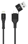 Fonex Lightning - USB-C 1 m černá / Kabel / Speed Charge 10 W