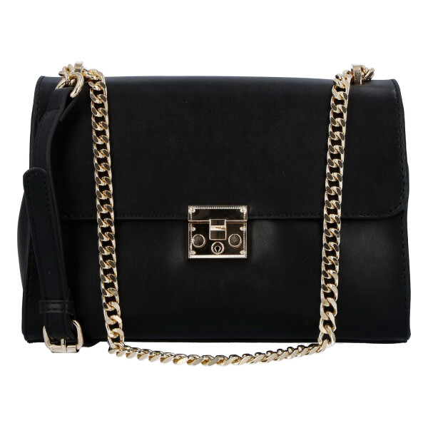 Elegantní dámská společenská, crossbody kabelka Juno, černá