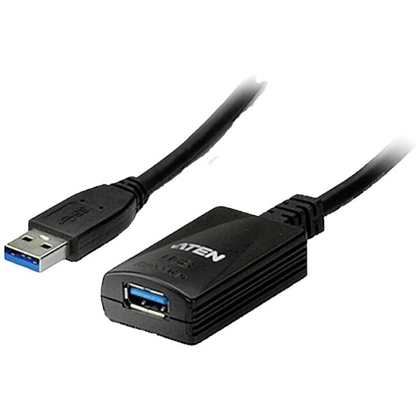 ATEN PC prodlužovací kabel 5.00 m černá - Aten UE-350A USB 3.0 aktivní prodlužka, 5m