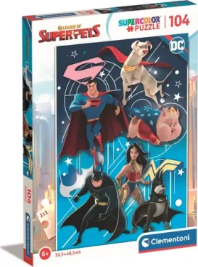 Clementoni PUZZLE DC Liga supermazlíčků