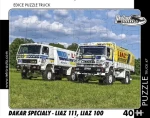 RETRO-AUTA Puzzle TRUCK č.47 Dakar speciály LIAZ 111, LIAZ 100