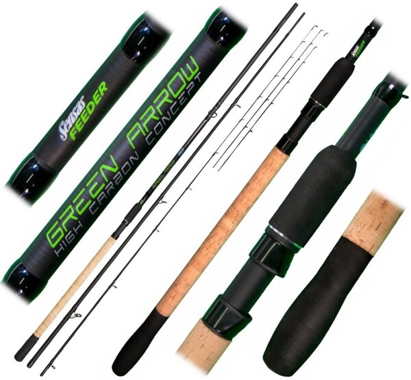 Sensas Prut Green Arrow Feeder 3,6m Medium 50-90g