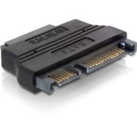 DeLock adaptér SATA 22pin samec - Slim SATA 7+6pin samice (65156)