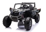 Mamido Dětské elektrické auto Buggy UTV-MX 4x4 LCD MP4 lakované maskáčové