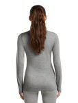 Dámské merino triko dlouhý rukáv ICEBREAKER Wmns 260 Tech LS Crewe, Metro Heather velikost: XS