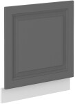 Dvířka na vestavnou myčku nádobí Stilo ZM 570x596 Barva korpusu: Dub artisan, Barva dvířek: Grafit