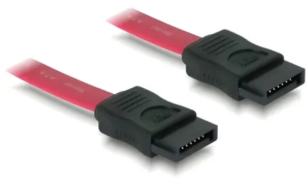 DeLock SATA II červená / SATA kabel / SATA - SATA / 0,3 m (84247)