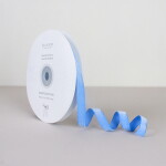 Bella Rose Sametová stuha 1 cm – Sky Blue (10 m), modrá barva, textil