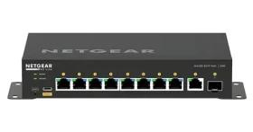 Netgear Switch 8x1G PoE+ 110W / Switch / 1x 1G + 1x SFP uplink / Managed L2 (GSM4210PD-100EUS)