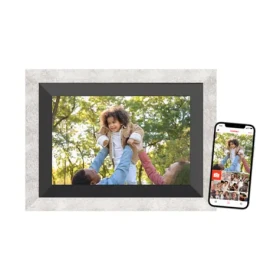 Braun DigiFrame 10B WiFi šedá / Fotorámeček / 10,1" / 1280 x 800 px / dotykový displej / čtečka karet (21266)