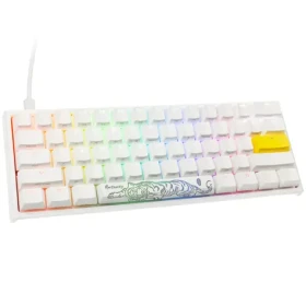Ducky One 2 Pro Mini Kailh Red bílá / herní klávesnice / podsvícená / mechanická / drátová USB-C / US (DKON2061ST-KUSPDWWTR2)
